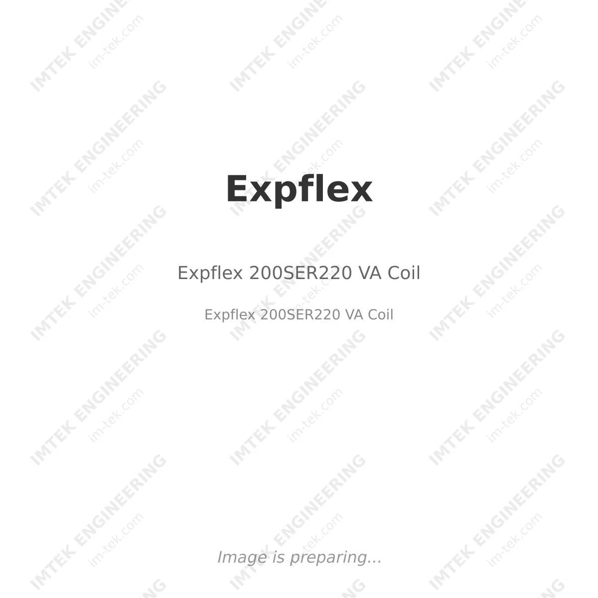 Expflex Expflex 200SER220 VA Coil - Expflex 200SER220 VA Coil