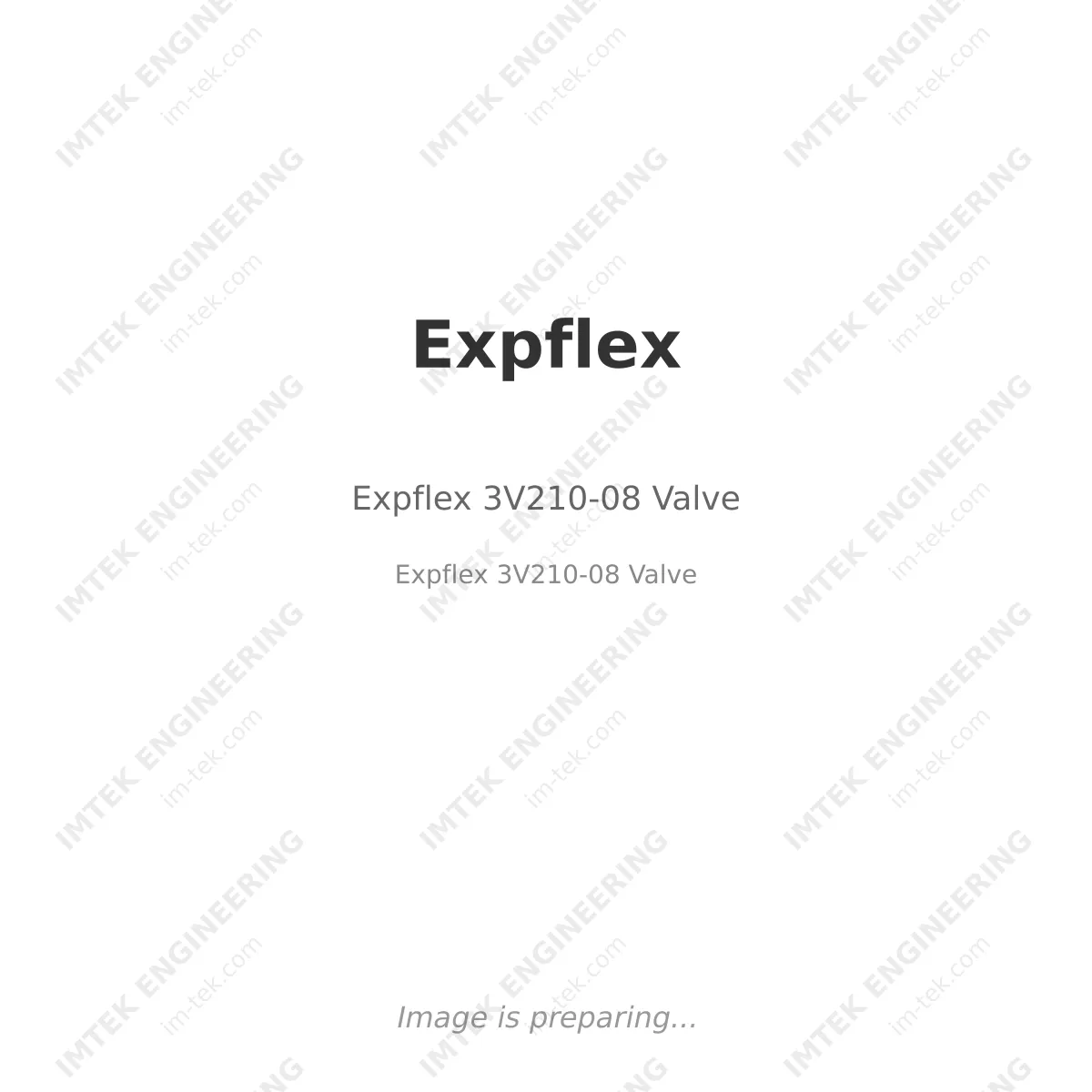 Expflex Expflex 3V210-08 Valve - Expflex 3V210-08  Valve