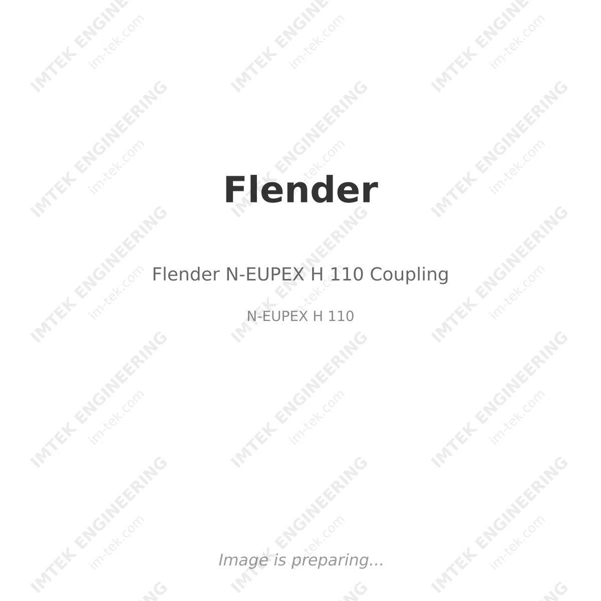 Flender Flender N-EUPEX H 110 Coupling - N-EUPEX H 110