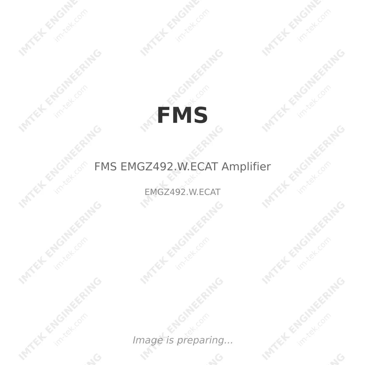 FMS FMS EMGZ492.W.ECAT Amplifier - EMGZ492.W.ECAT