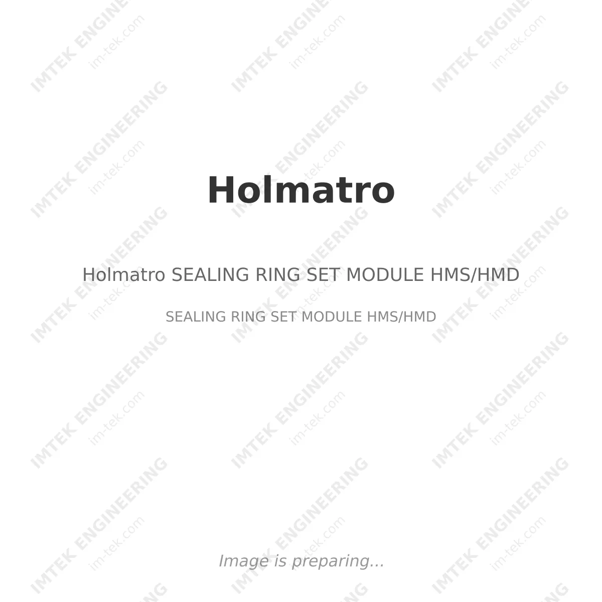 Holmatro Holmatro SEALING RING SET MODULE HMS/HMD - SEALING RING SET MODULE HMS/HMD