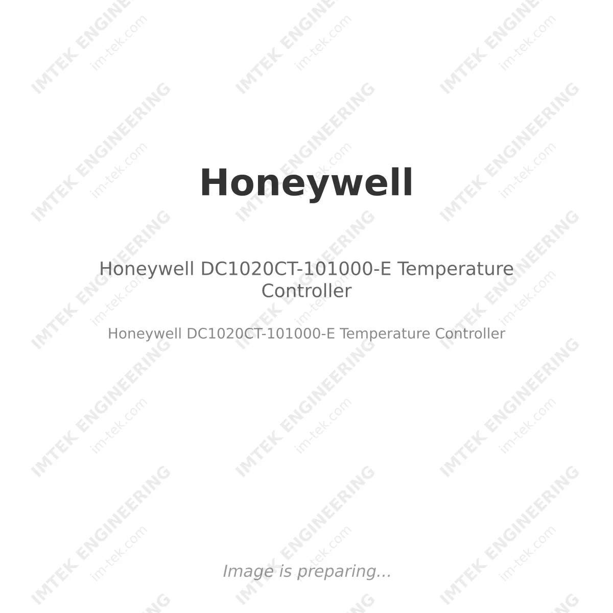 Honeywell Honeywell DC1020CT-101000-E Temperature Controller - Honeywell DC1020CT-101000-E Temperature Controller