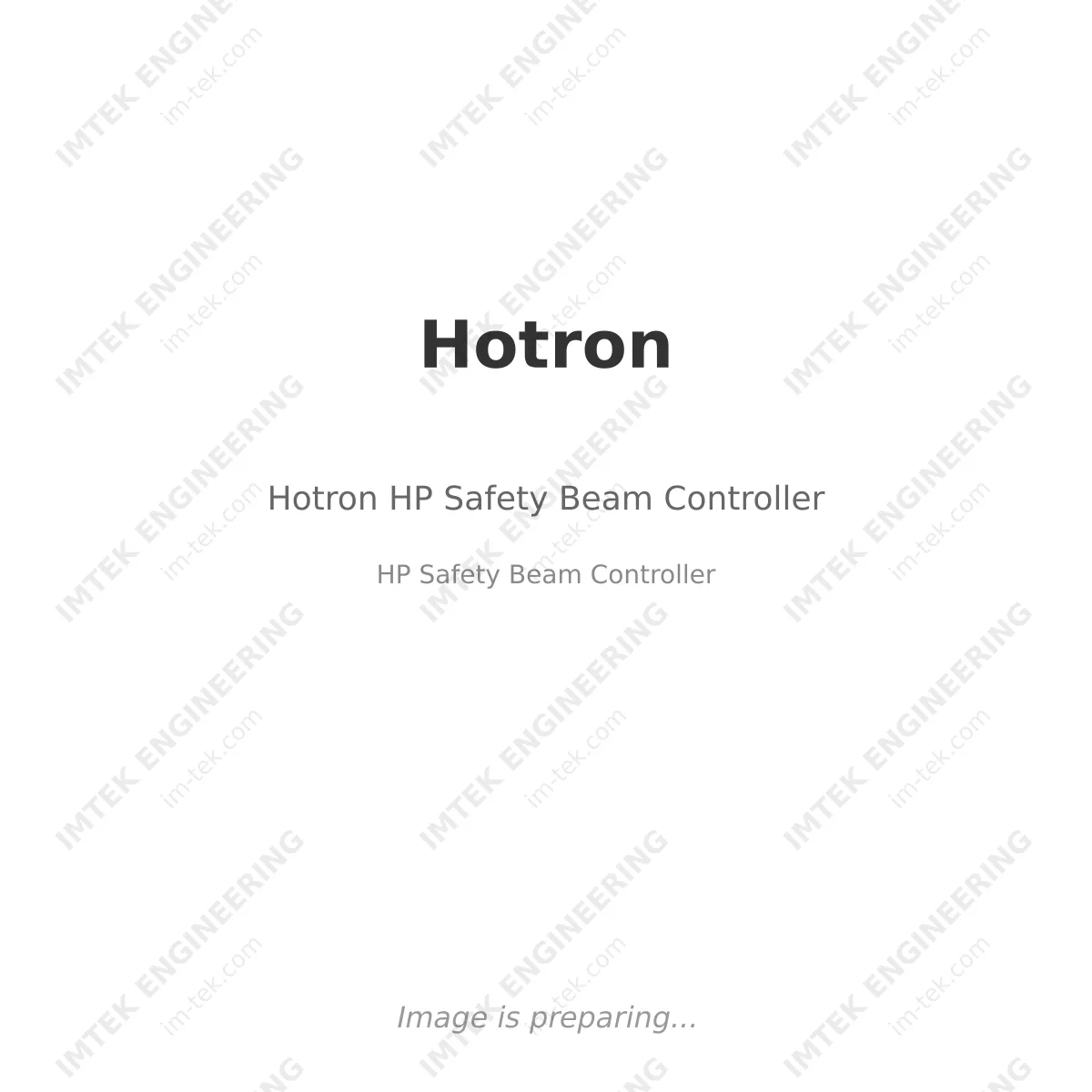 Hotron Hotron HP Safety Beam Controller - HP Safety Beam Controller