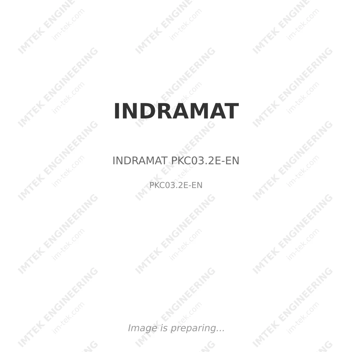 INDRAMAT INDRAMAT PKC03.2E-EN - PKC03.2E-EN