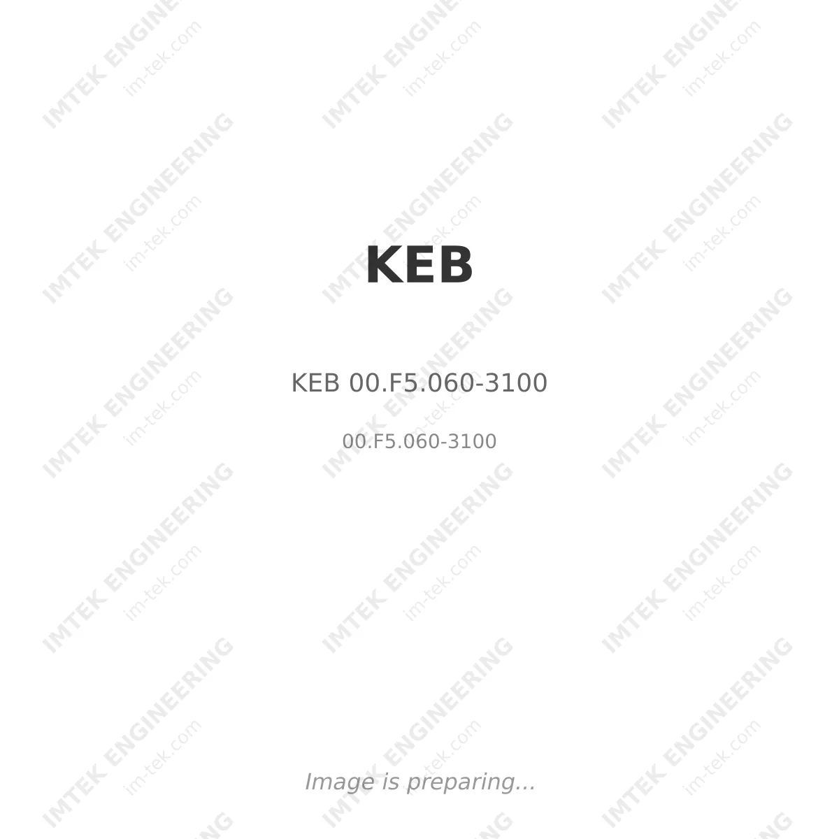 KEB KEB 00.F5.060-3100 - 00.F5.060-3100