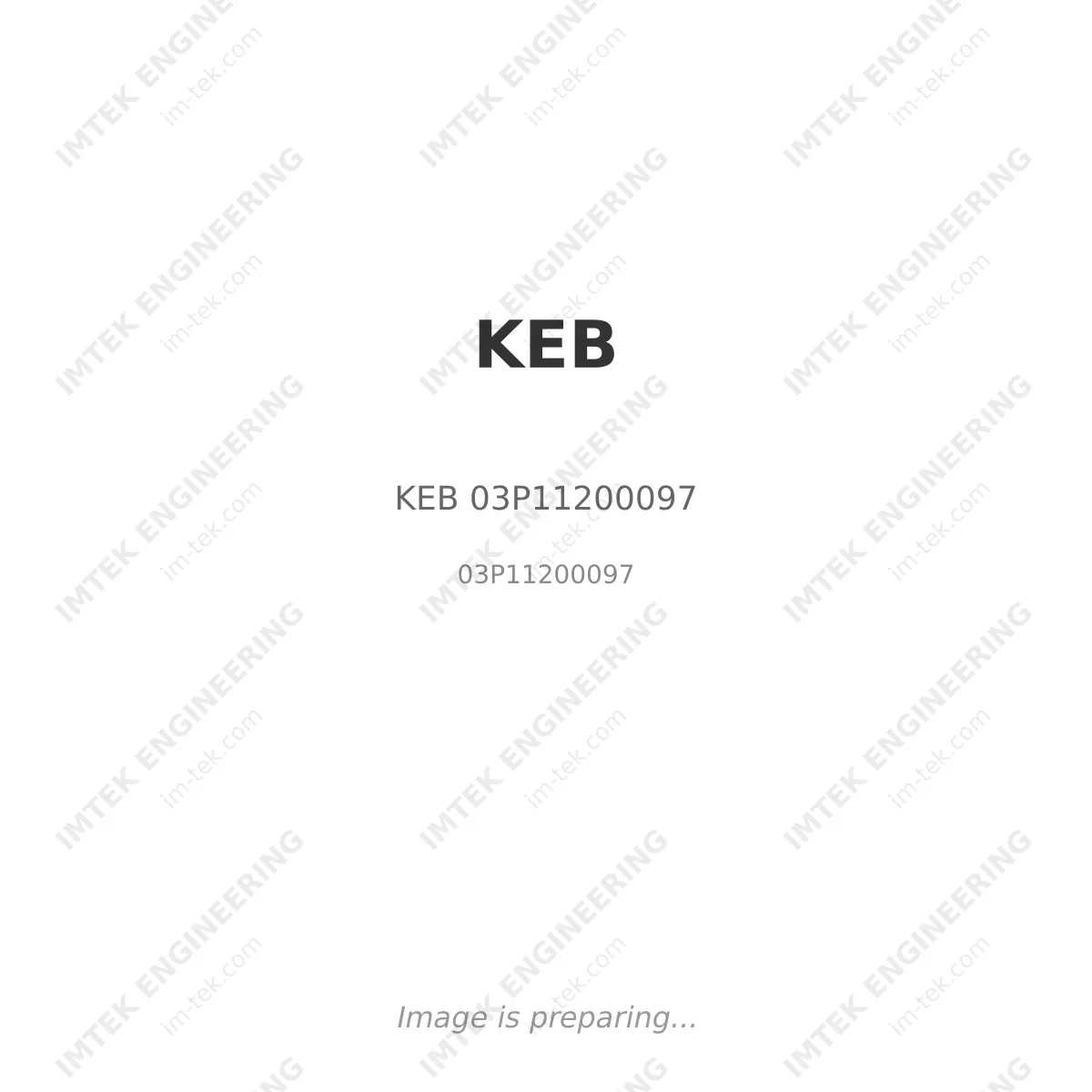 KEB KEB 03P11200097 - 03P11200097