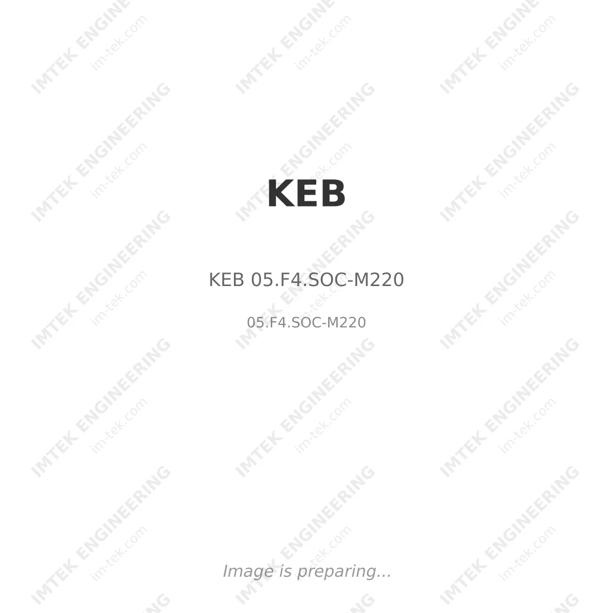 KEB KEB 05.F4.SOC-M220 - 05.F4.SOC-M220