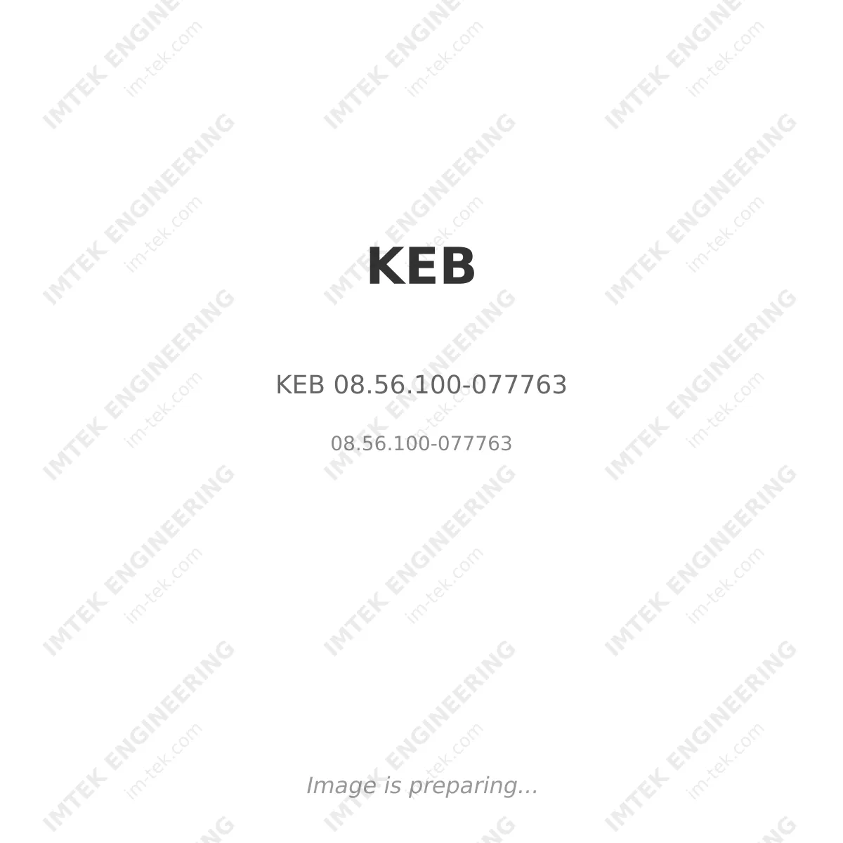 KEB KEB 08.56.100-077763 - 08.56.100-077763