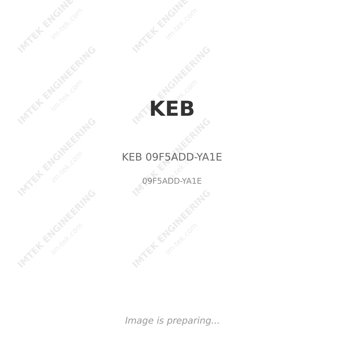 KEB KEB 09F5ADD-YA1E - 09F5ADD-YA1E