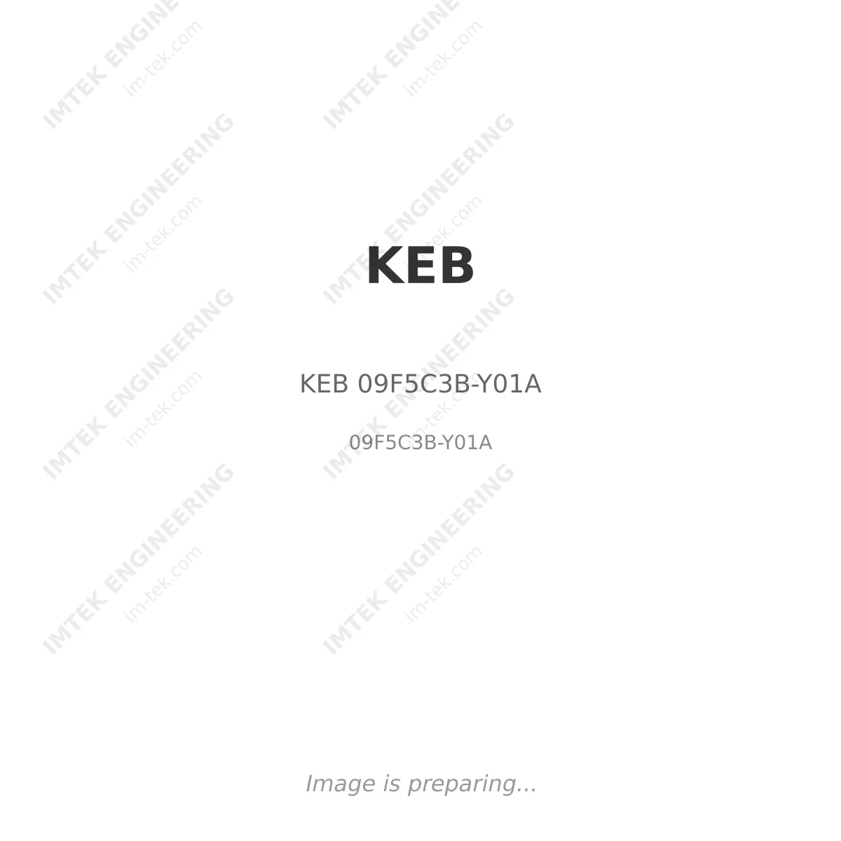 KEB KEB 09F5C3B-Y01A - 09F5C3B-Y01A