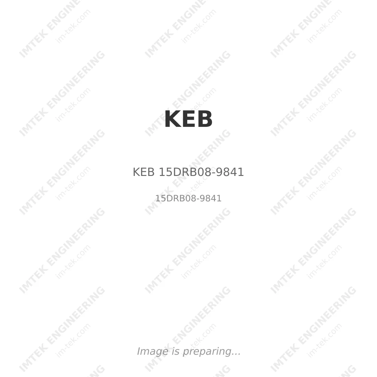 KEB KEB 15DRB08-9841 - 15DRB08-9841