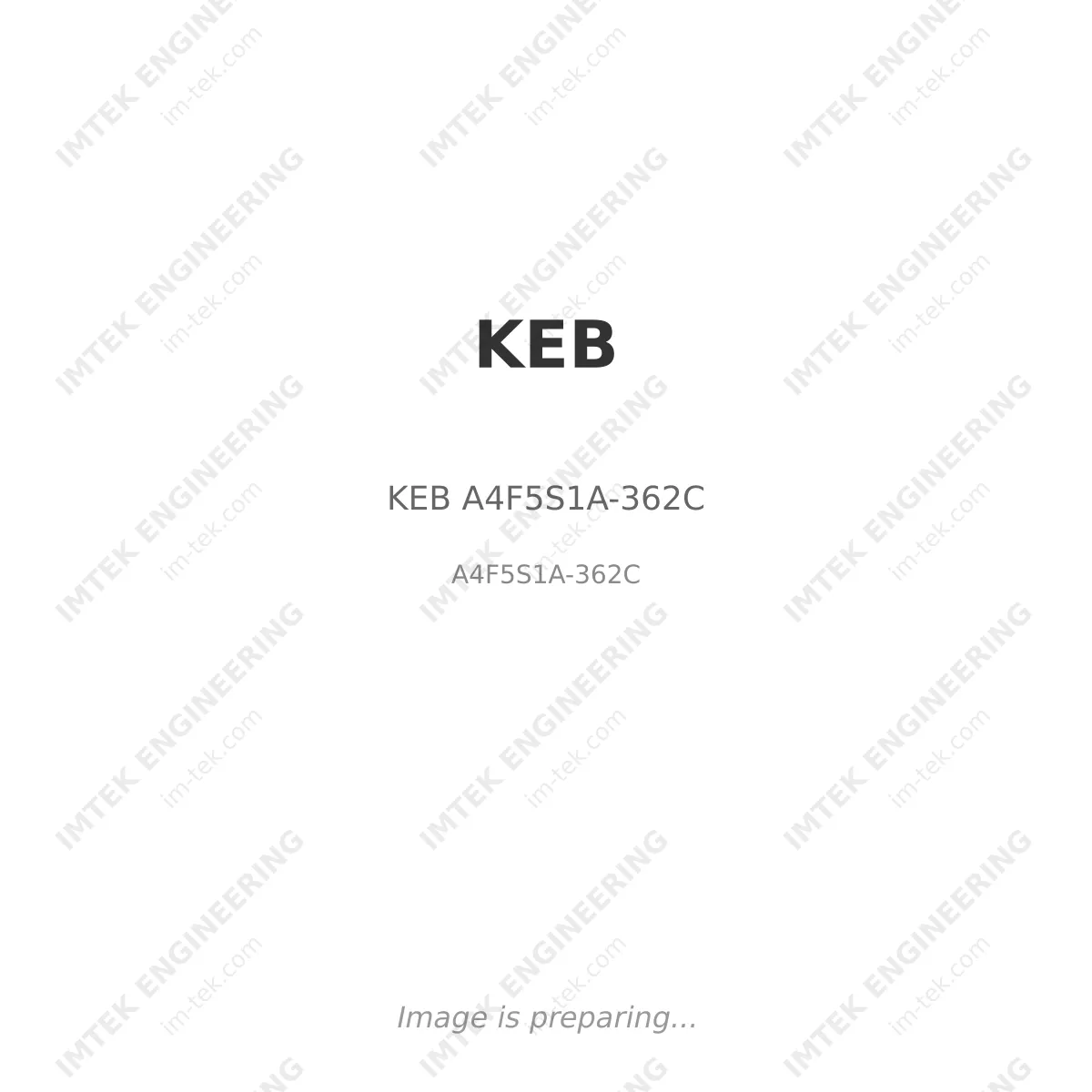 KEB KEB A4F5S1A-362C - A4F5S1A-362C