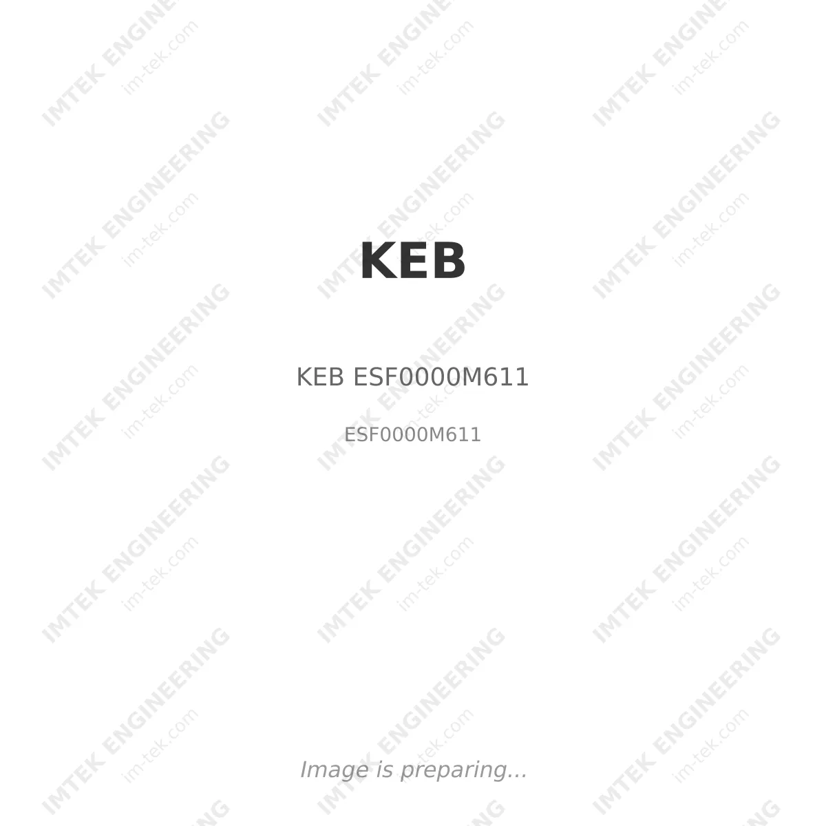 KEB KEB ESF0000M611 - ESF0000M611