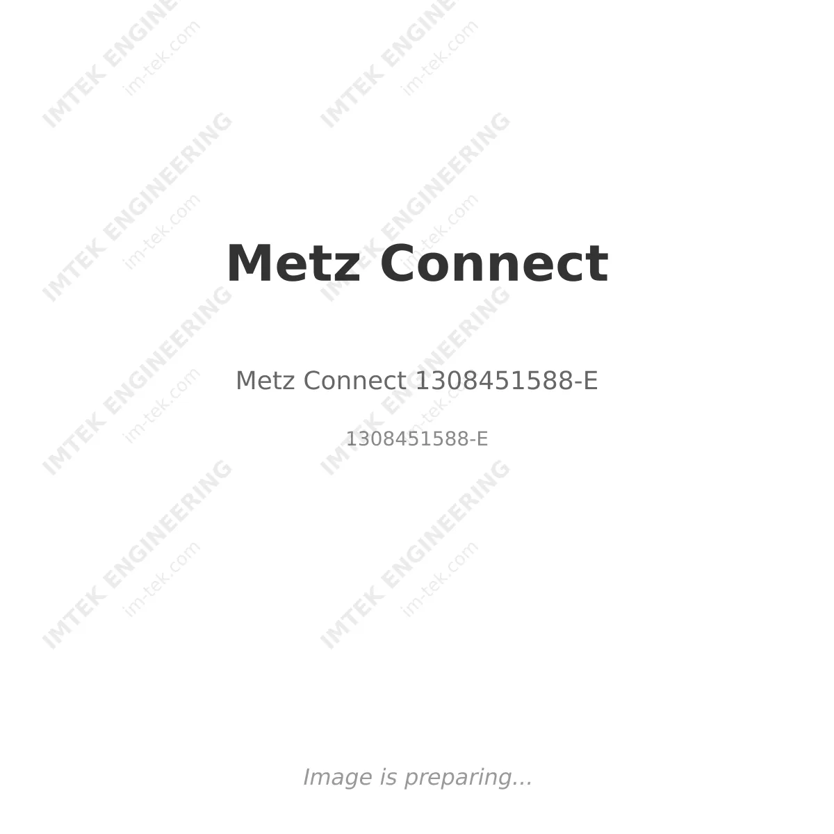 Metz Connect Metz Connect 1308451588-E - 1308451588-E