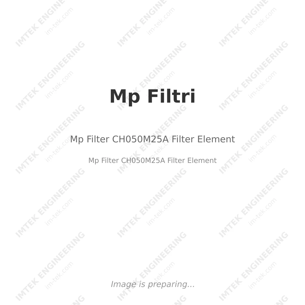 Mp Filtri Mp Filter CH050M25A Filter Element - Mp Filter CH050M25A Filter Element