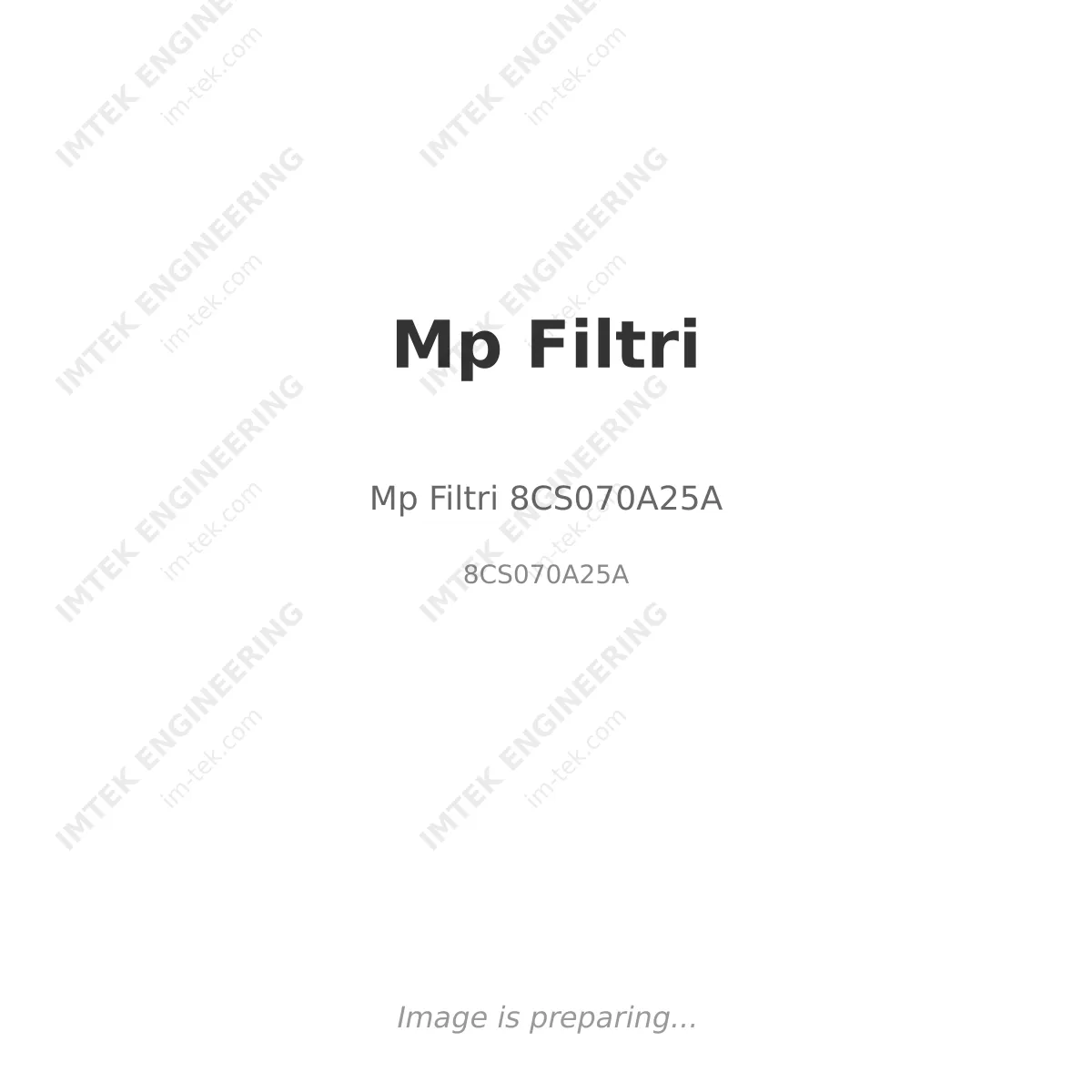 Mp Filtri Mp Filtri 8CS070A25A - 8CS070A25A