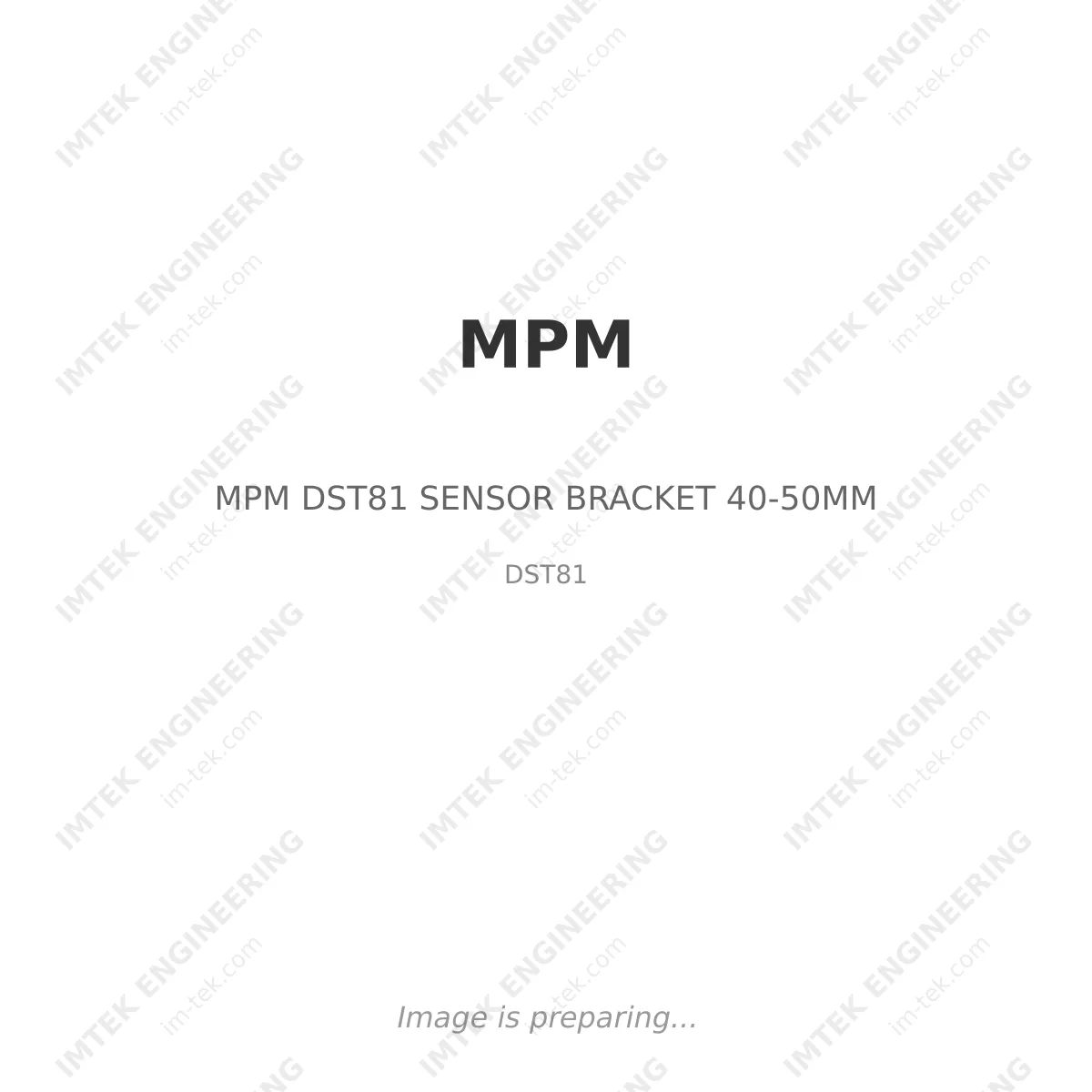 MPM MPM DST81 SENSOR BRACKET 40-50MM - DST81