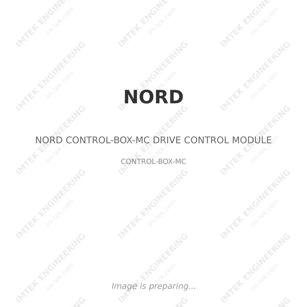 NORD NORD CONTROL-BOX-MC DRIVE CONTROL MODULE - CONTROL-BOX-MC