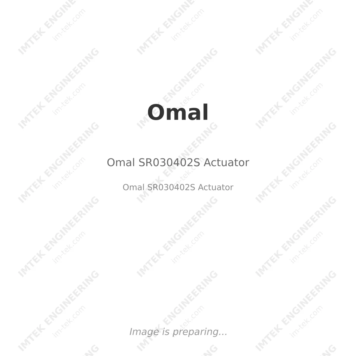 Omal Omal SR030402S Actuator - Omal SR030402S   Actuator