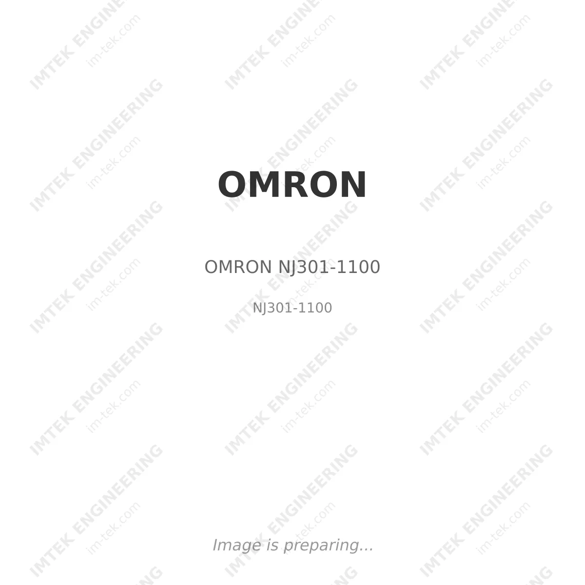 OMRON OMRON NJ301-1100 - NJ301-1100
