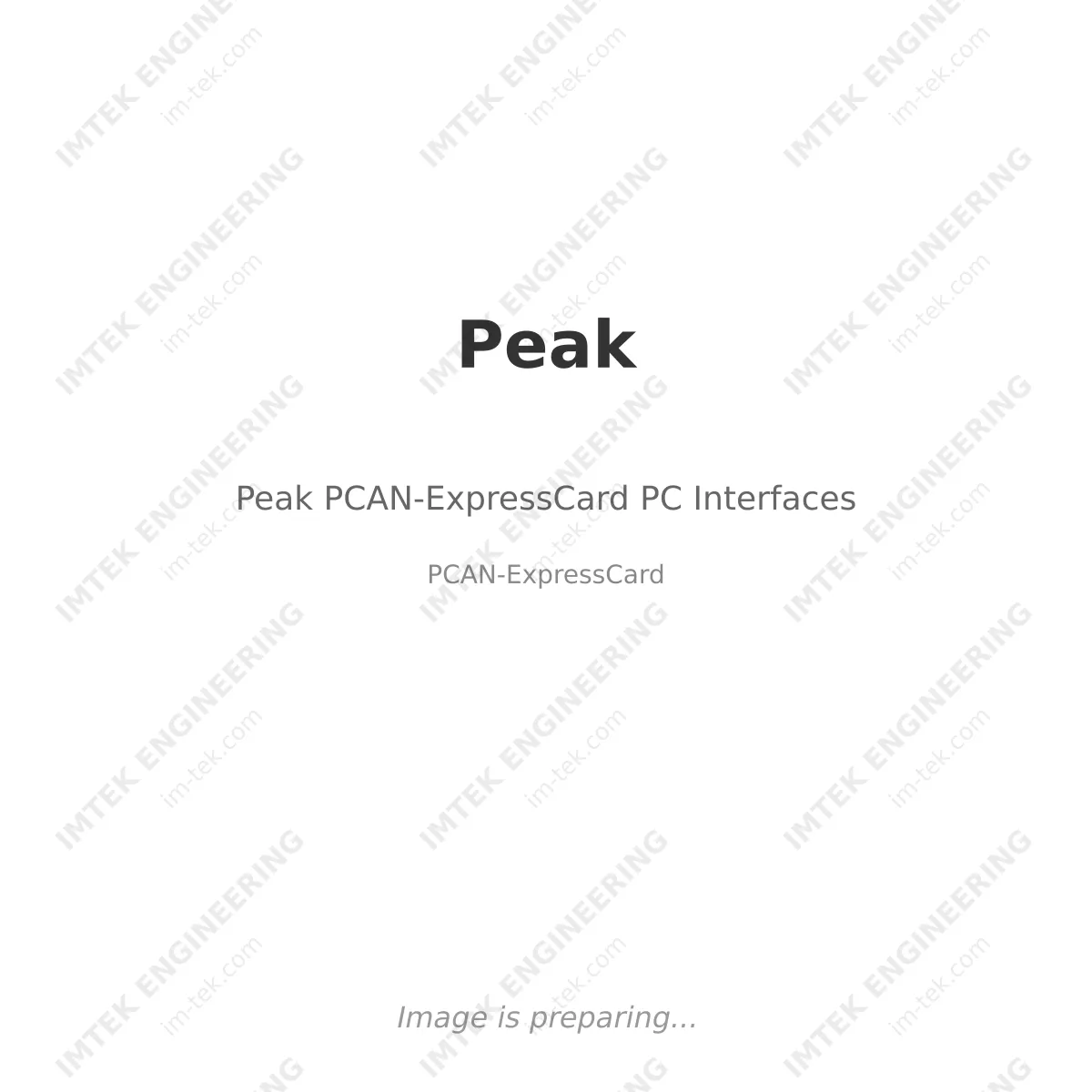 Peak Peak PCAN-ExpressCard PC Interfaces - PCAN-ExpressCard