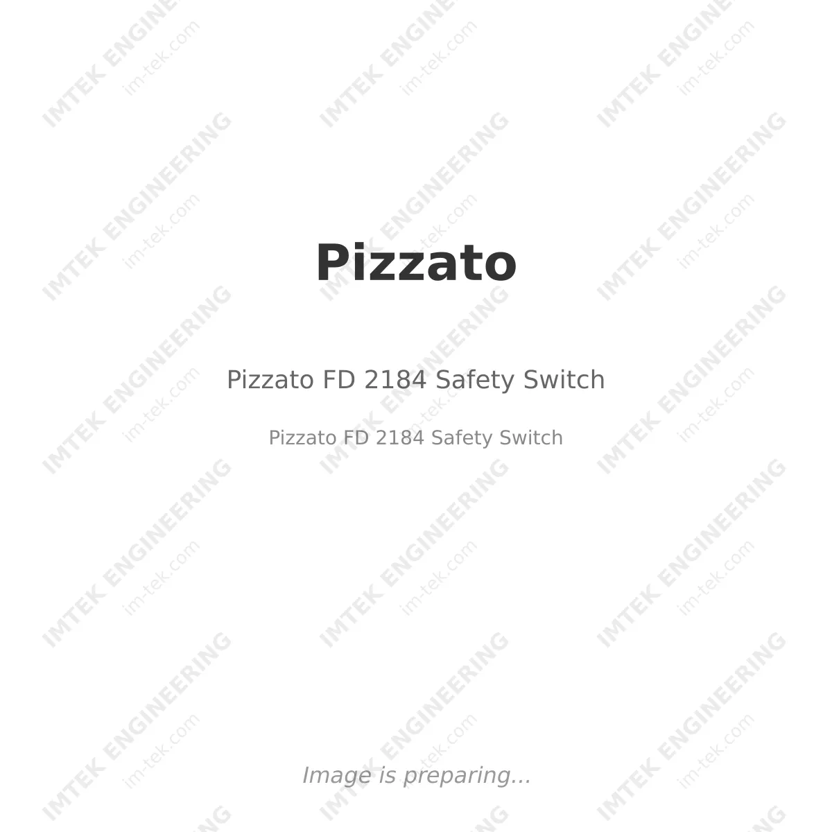 Pizzato Pizzato FD 2184 Safety Switch - Pizzato FD 2184 Safety Switch