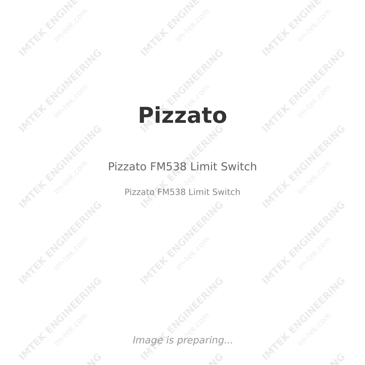 Pizzato Pizzato FM538 Limit Switch - Pizzato FM538 Limit Switch