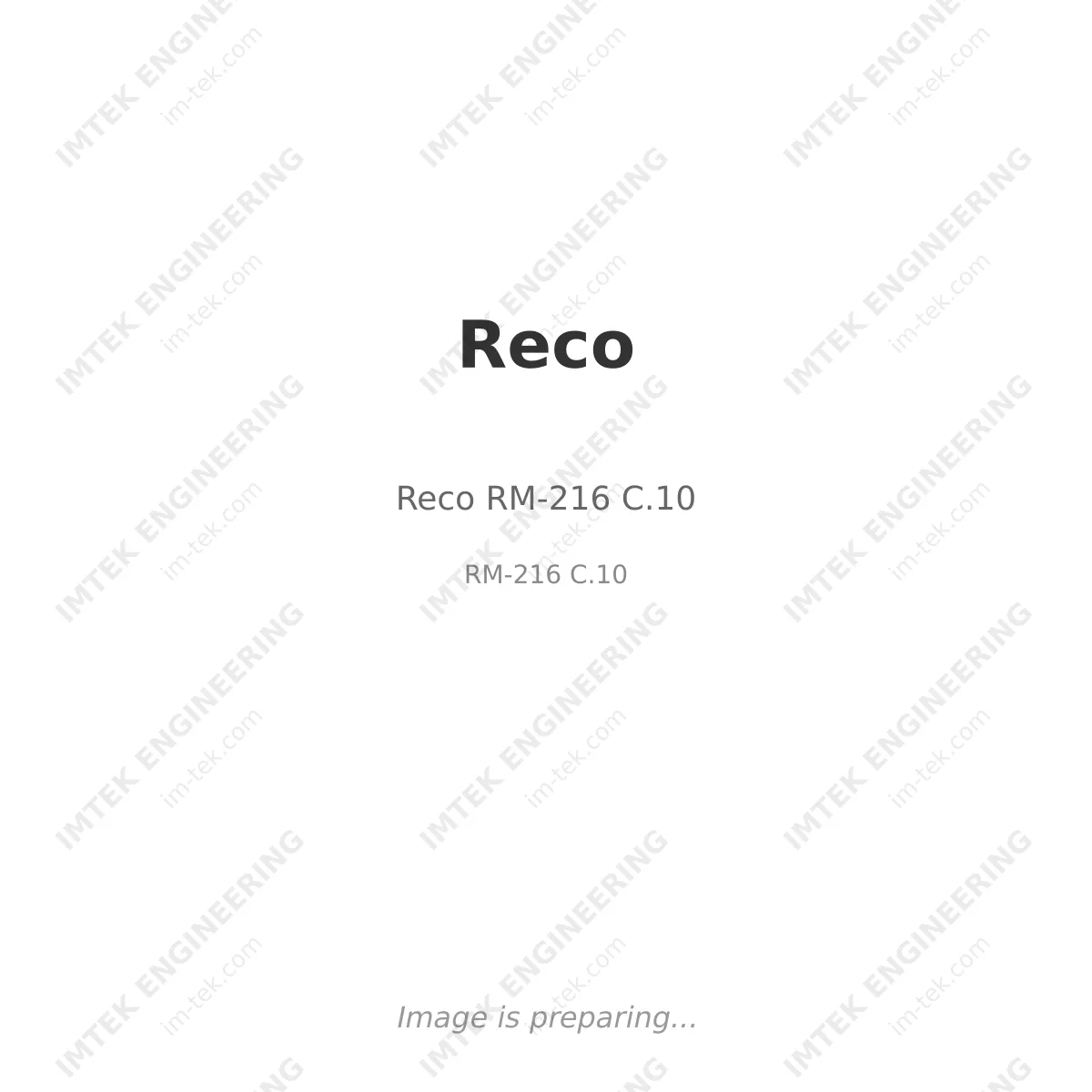 Reco Reco RM-216 C.10 - RM-216 C.10
