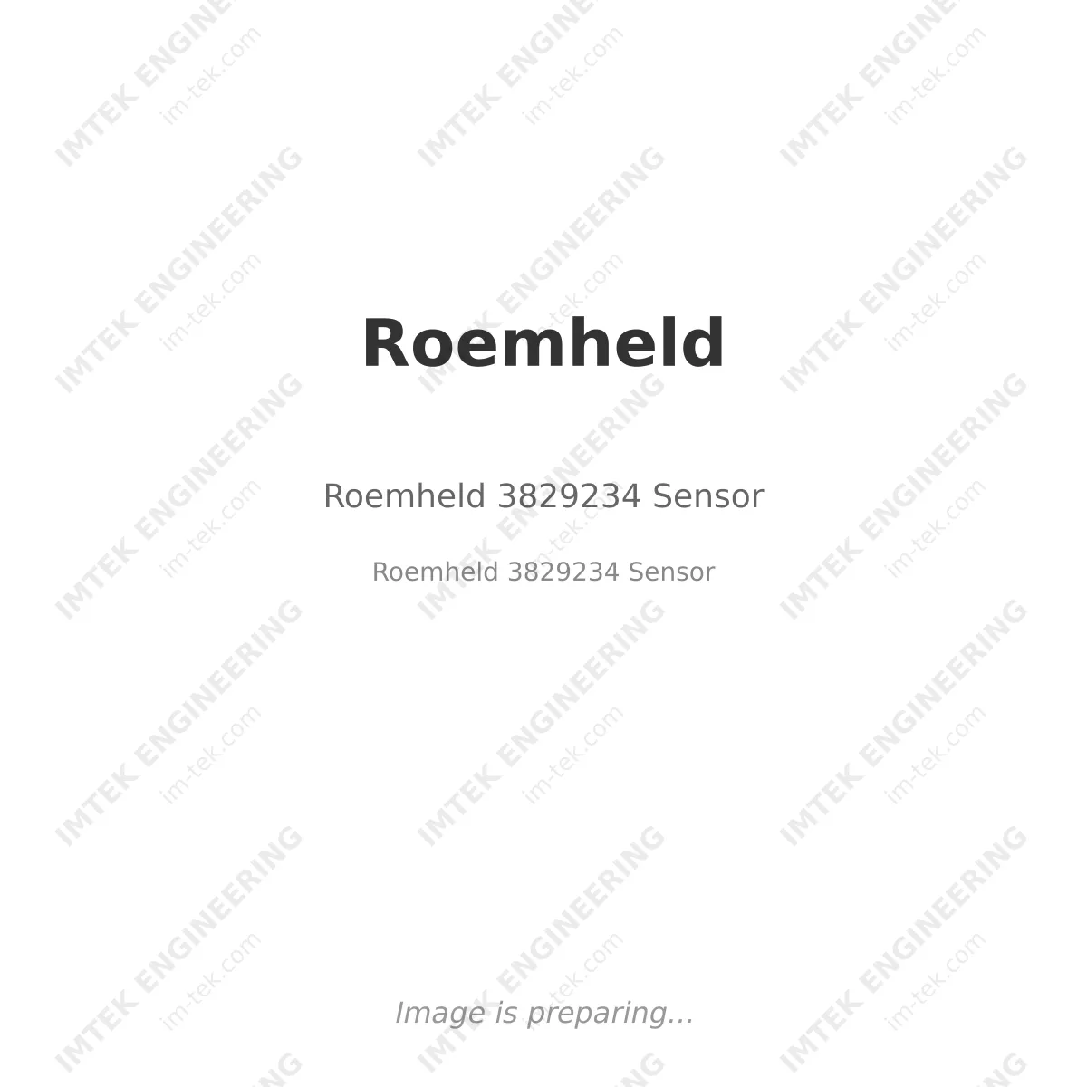 Roemheld Roemheld 3829234 Sensor - Roemheld 3829234 Sensor