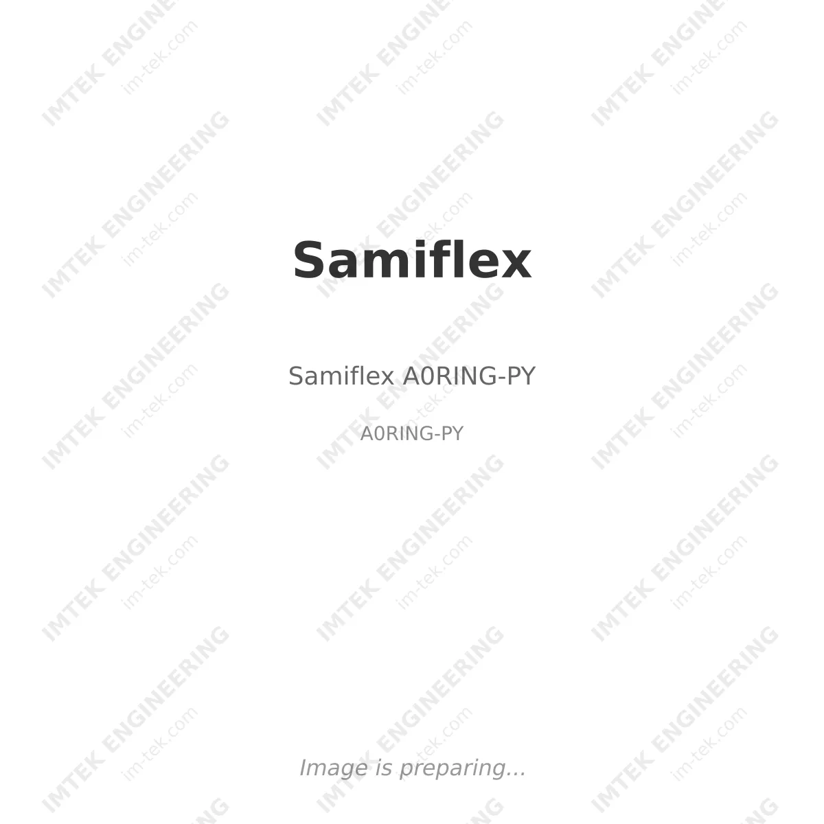 Samiflex Samiflex A0RING-PY - A0RING-PY