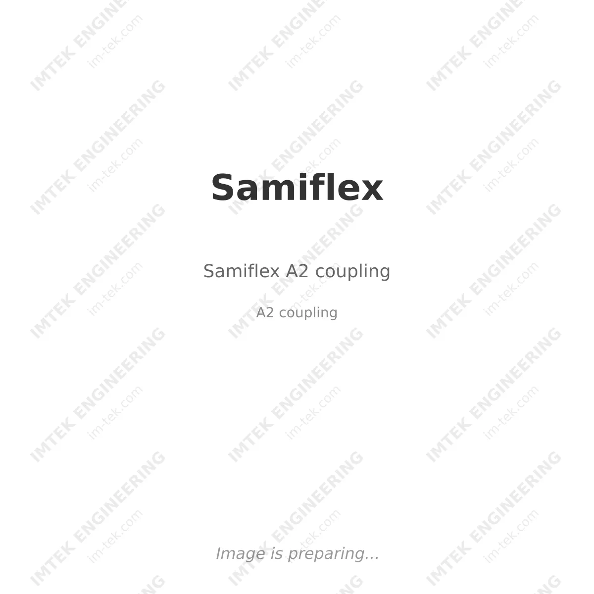 Samiflex Samiflex A2 coupling - A2 coupling