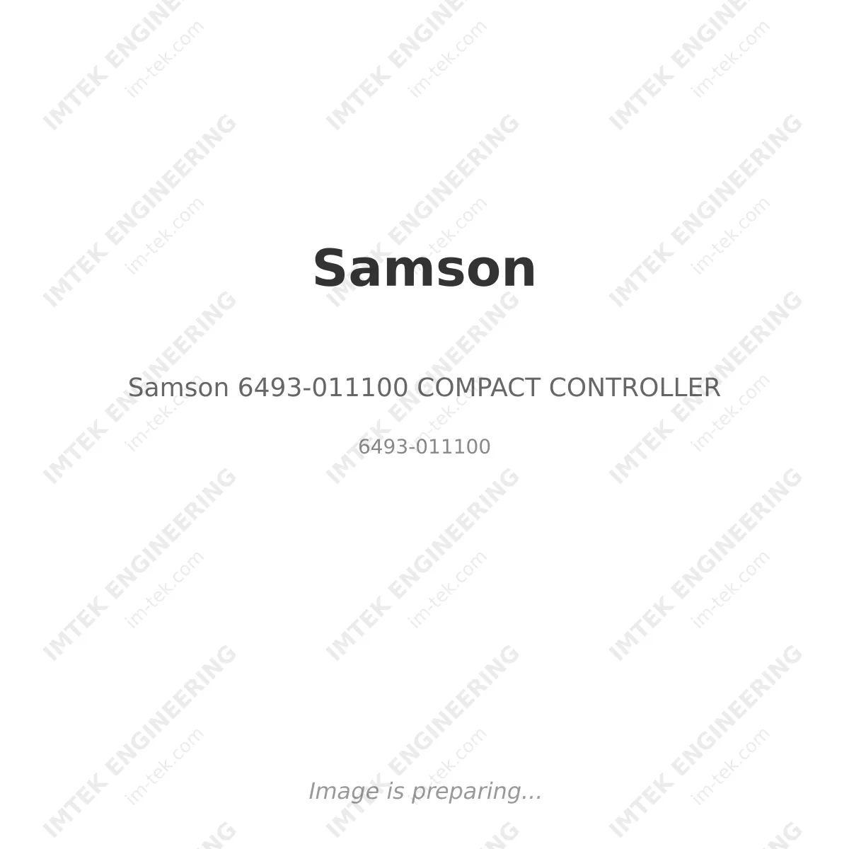 Samson Samson 6493-011100 COMPACT CONTROLLER - 6493-011100