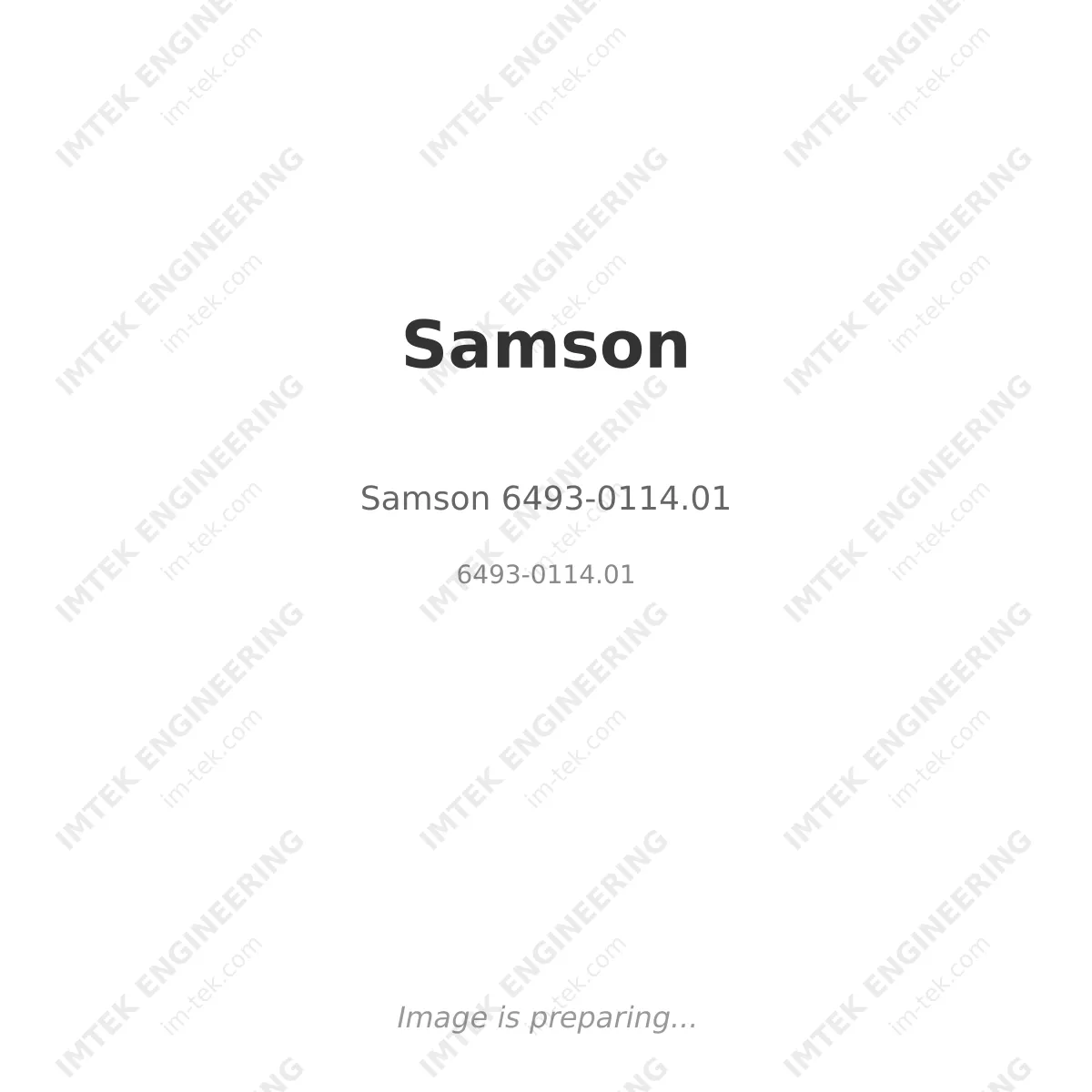 Samson Samson 6493-0114.01 - 6493-0114.01