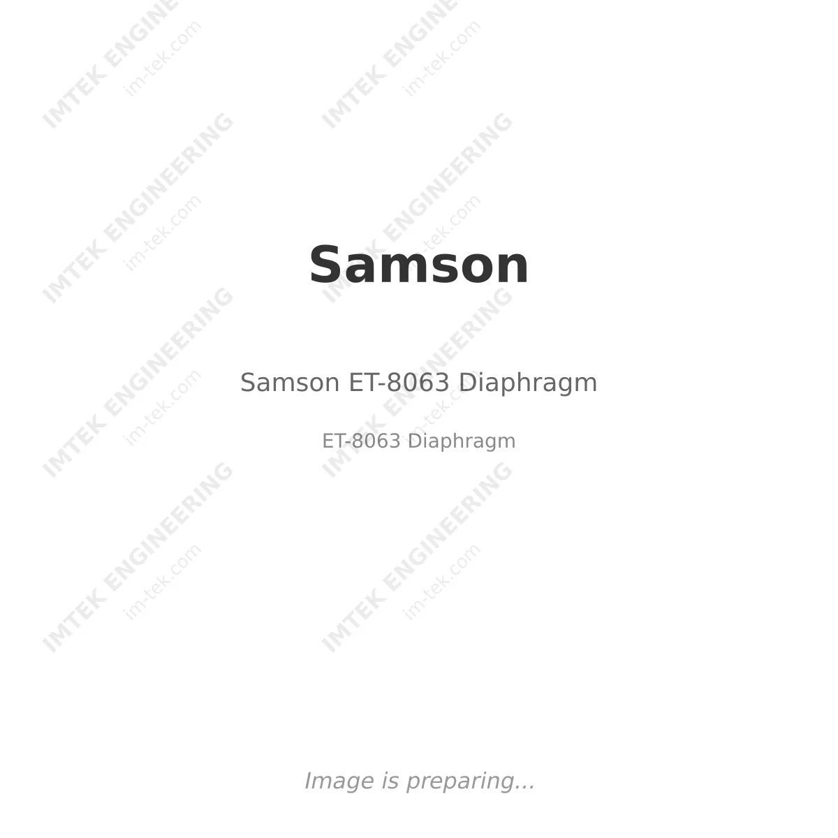 Samson Samson ET-8063 Diaphragm - ET-8063 Diaphragm