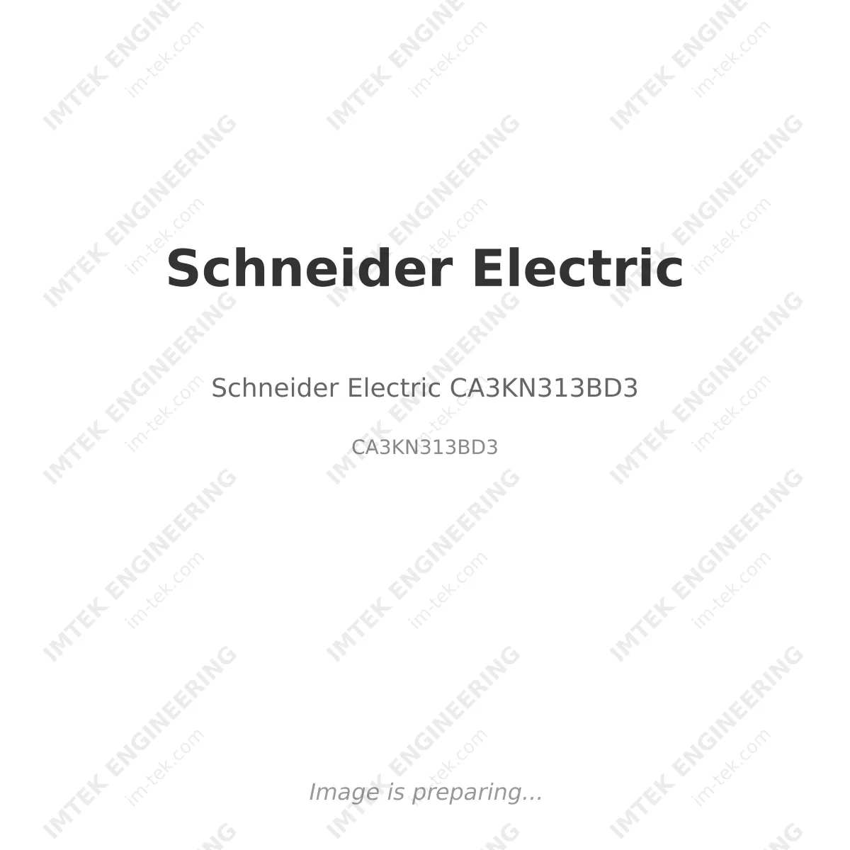 Schneider Electric Schneider Electric CA3KN313BD3 - CA3KN313BD3