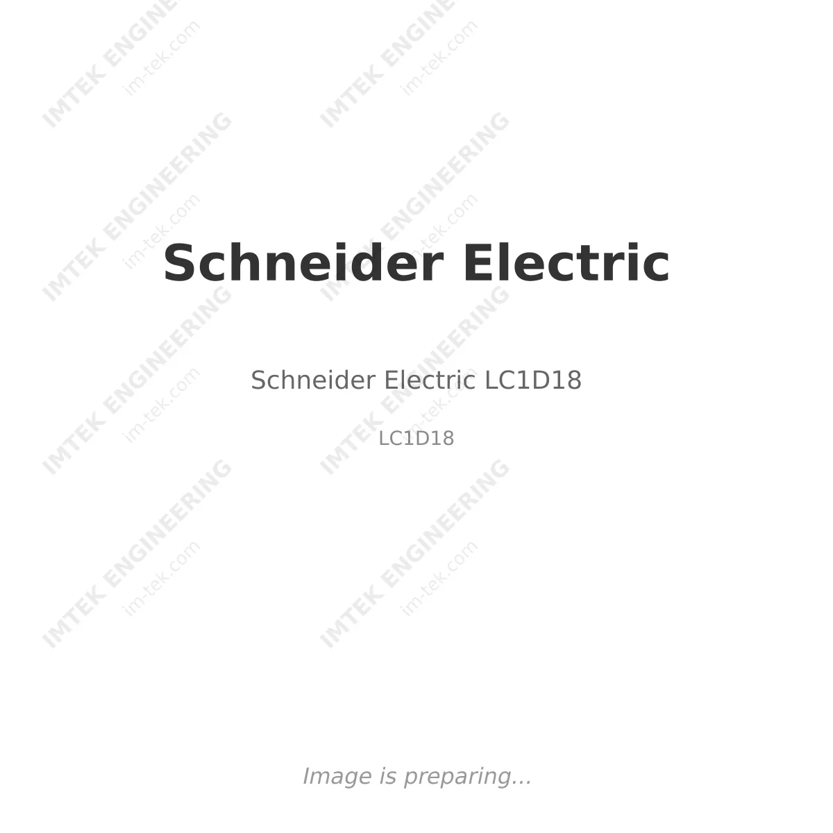Schneider Electric Schneider Electric LC1D18 - LC1D18