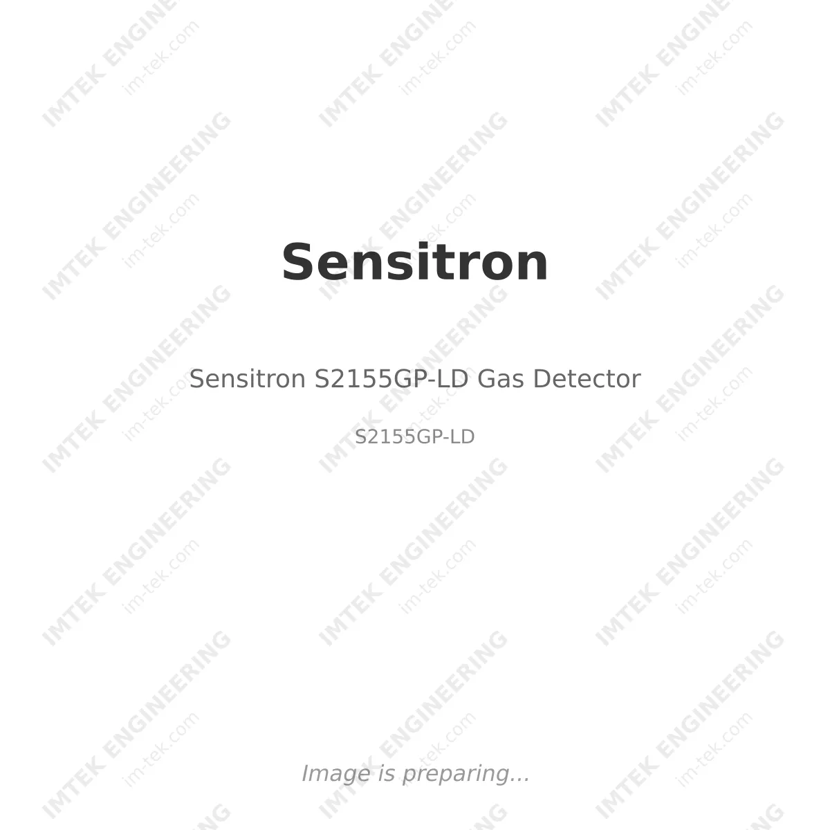 Sensitron Sensitron S2155GP-LD Gas Detector - S2155GP-LD