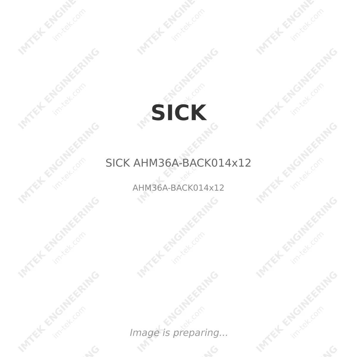 SICK SICK AHM36A-BACK014x12 - AHM36A-BACK014x12
