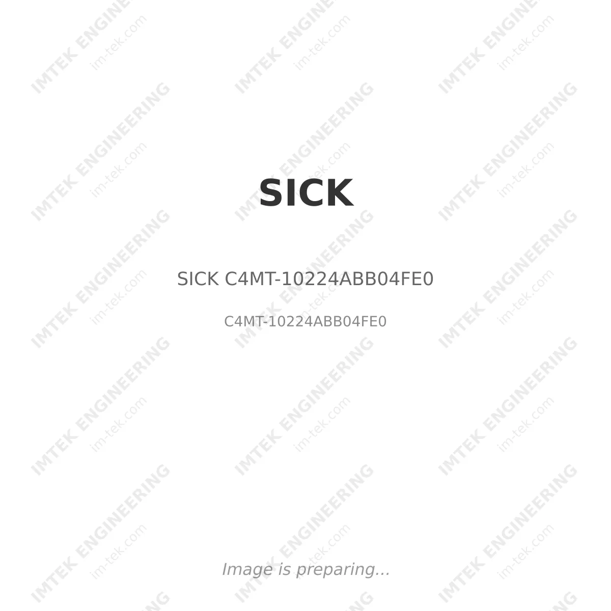 SICK SICK C4MT-10224ABB04FE0 - C4MT-10224ABB04FE0