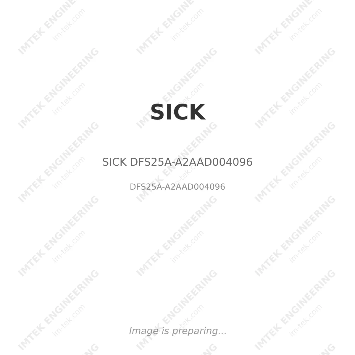 SICK SICK DFS25A-A2AAD004096 - DFS25A-A2AAD004096