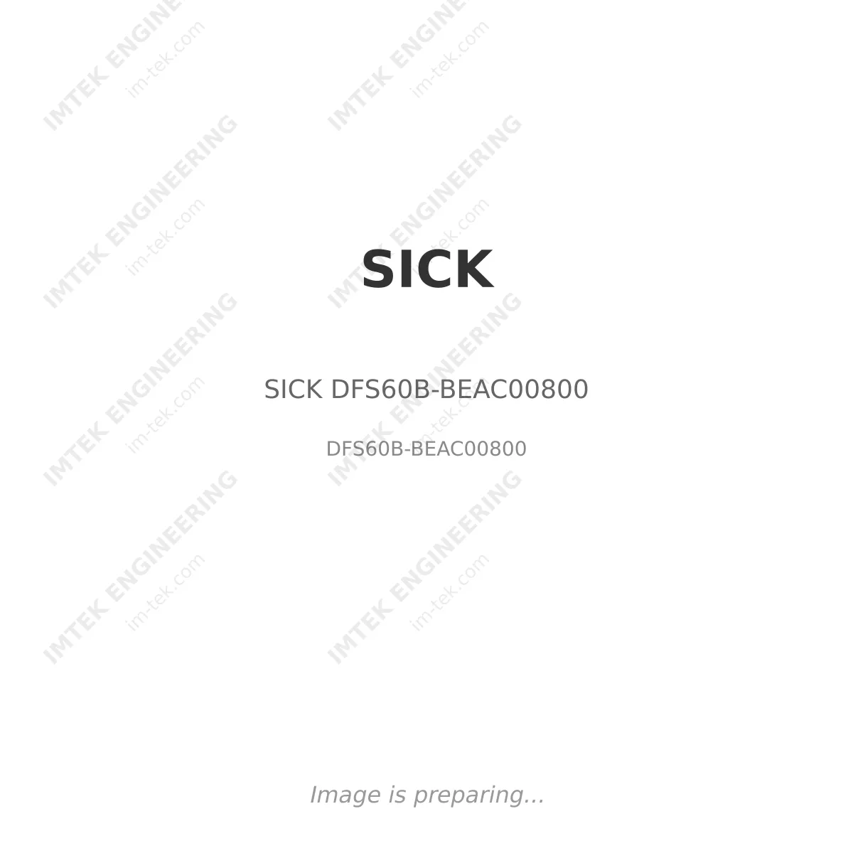 SICK SICK DFS60B-BEAC00800 - DFS60B-BEAC00800