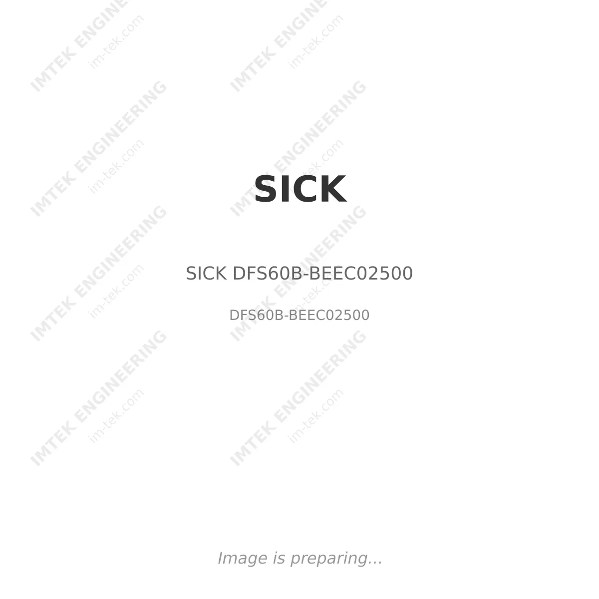 SICK SICK DFS60B-BEEC02500 - DFS60B-BEEC02500