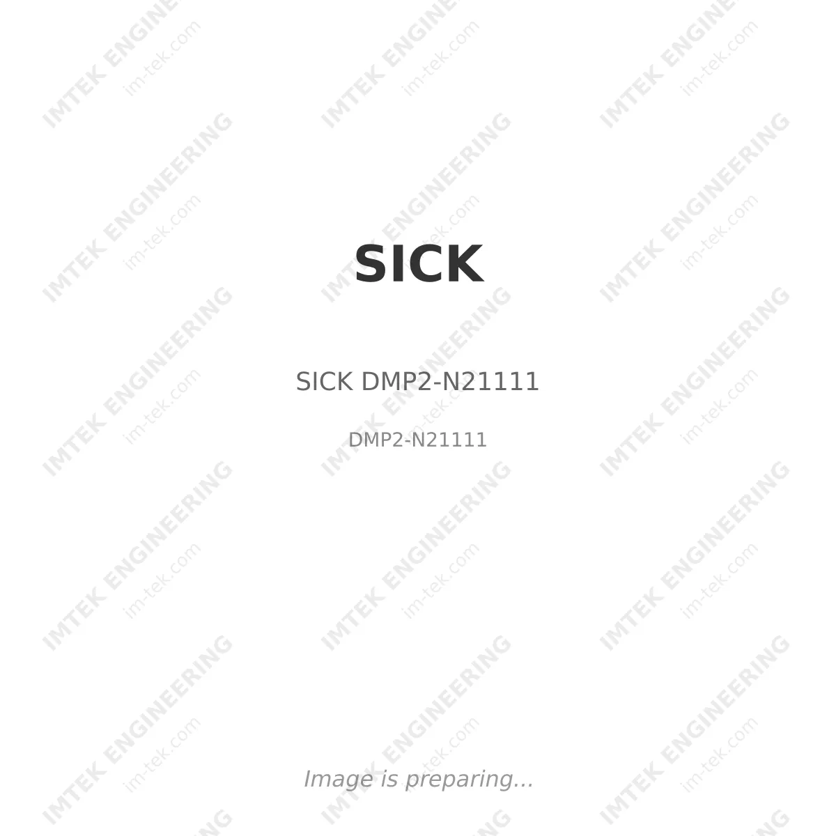SICK SICK DMP2-N21111 - DMP2-N21111