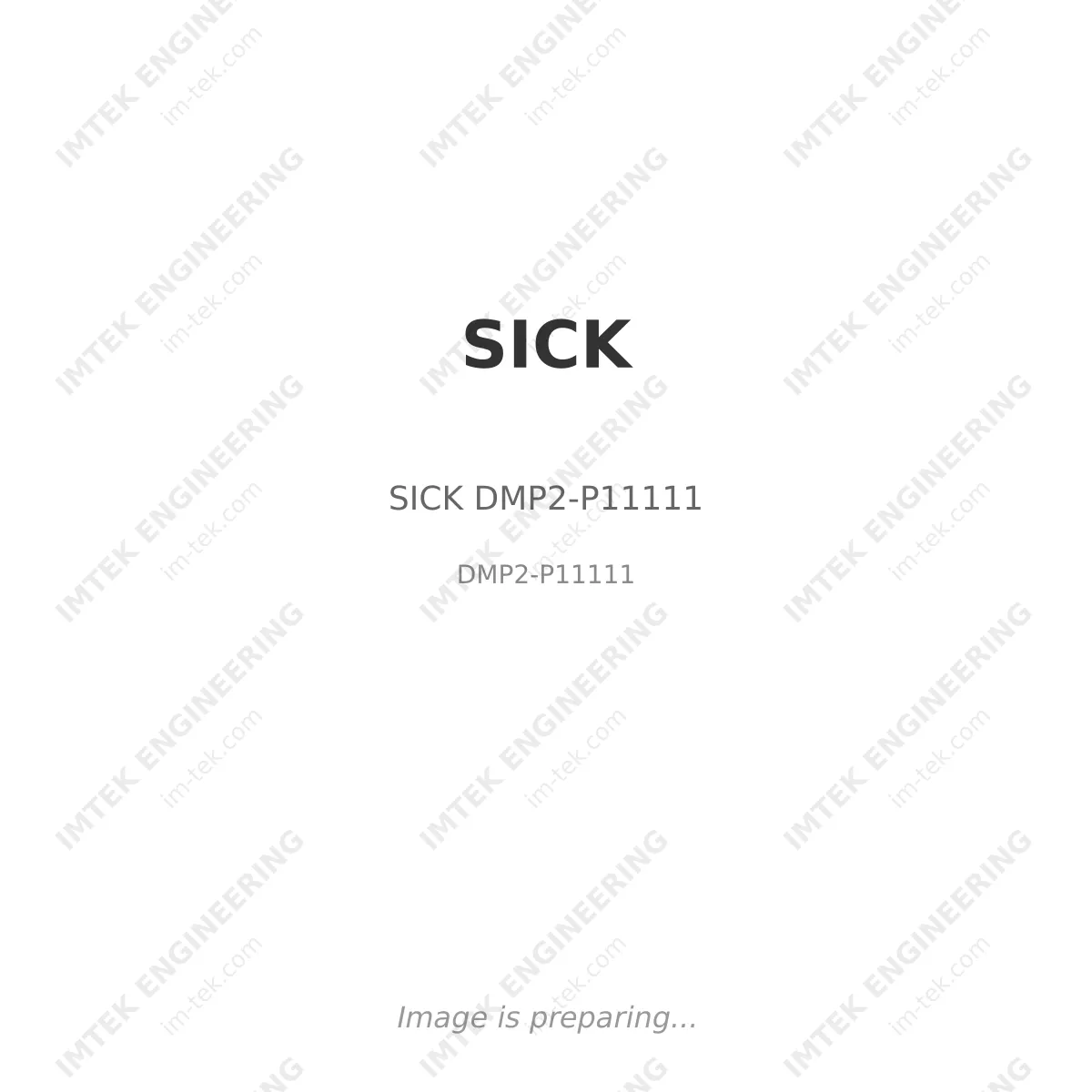 SICK SICK DMP2-P11111 - DMP2-P11111