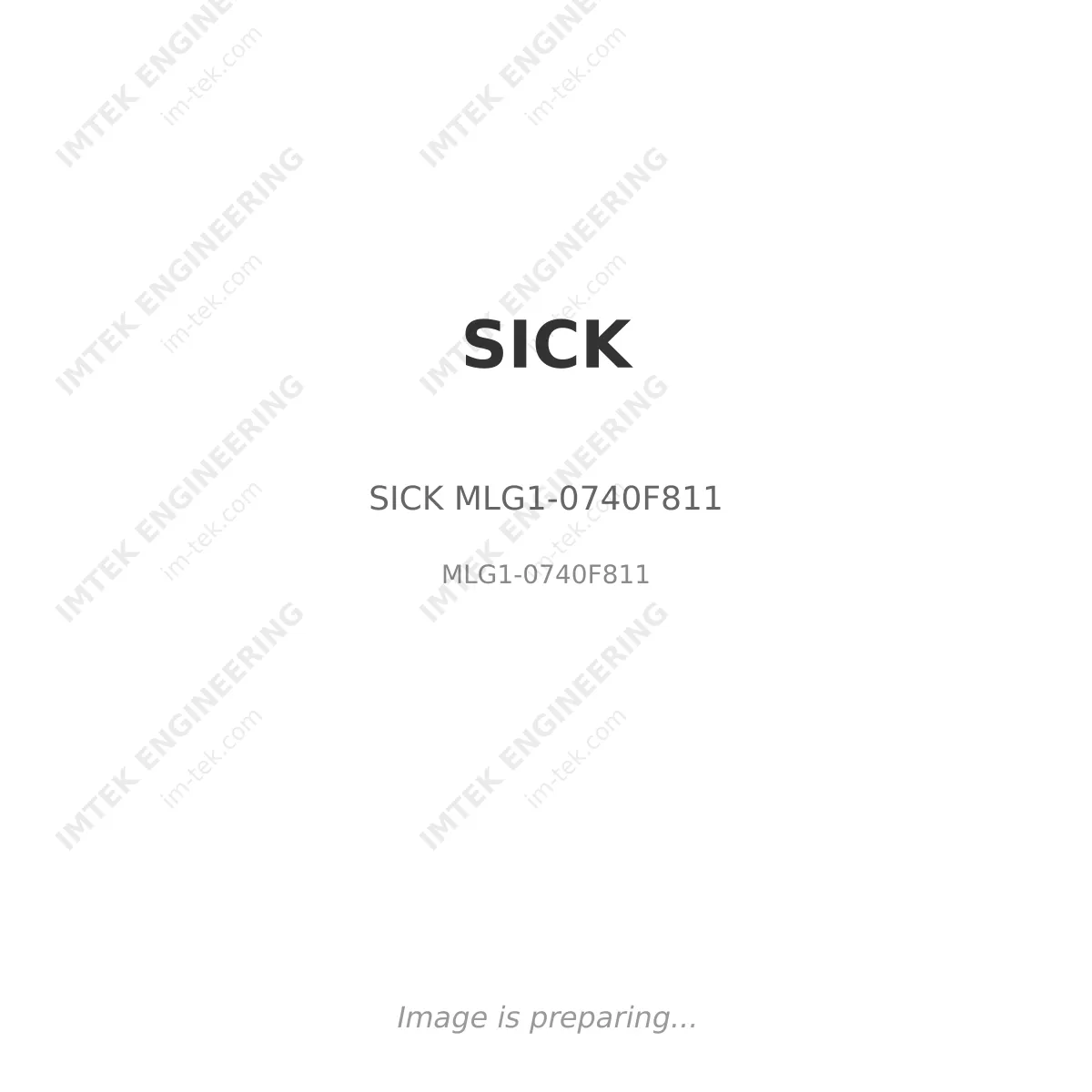 SICK SICK MLG1-0740F811 - MLG1-0740F811