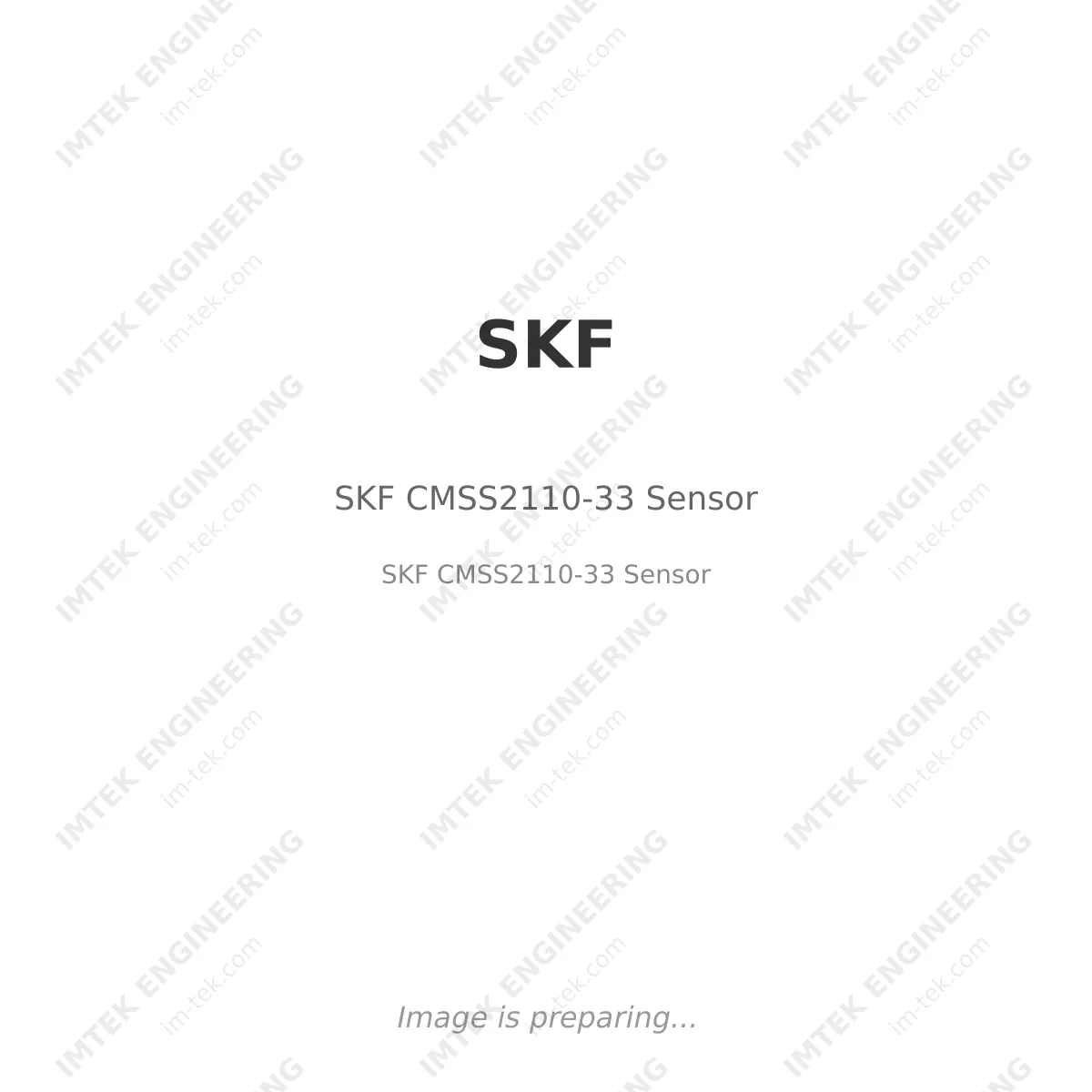 SKF SKF CMSS2110-33 Sensor - SKF CMSS2110-33 Sensor