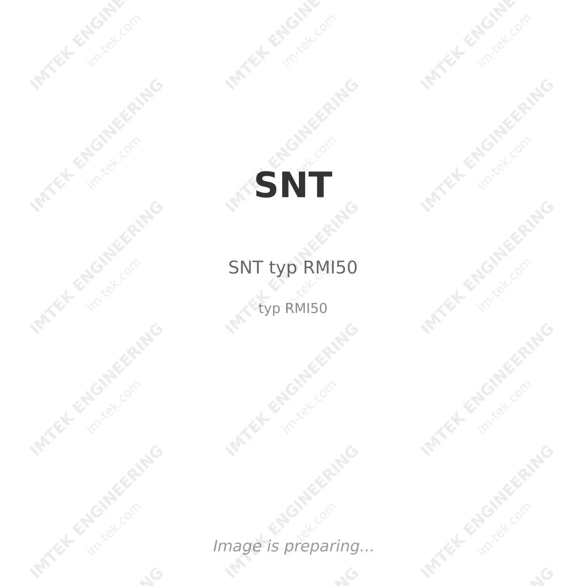 SNT SNT typ RMI50 - typ RMI50