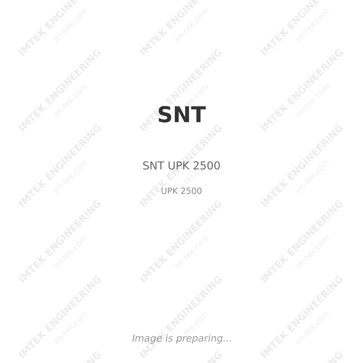 SNT SNT UPK 2500 - UPK 2500