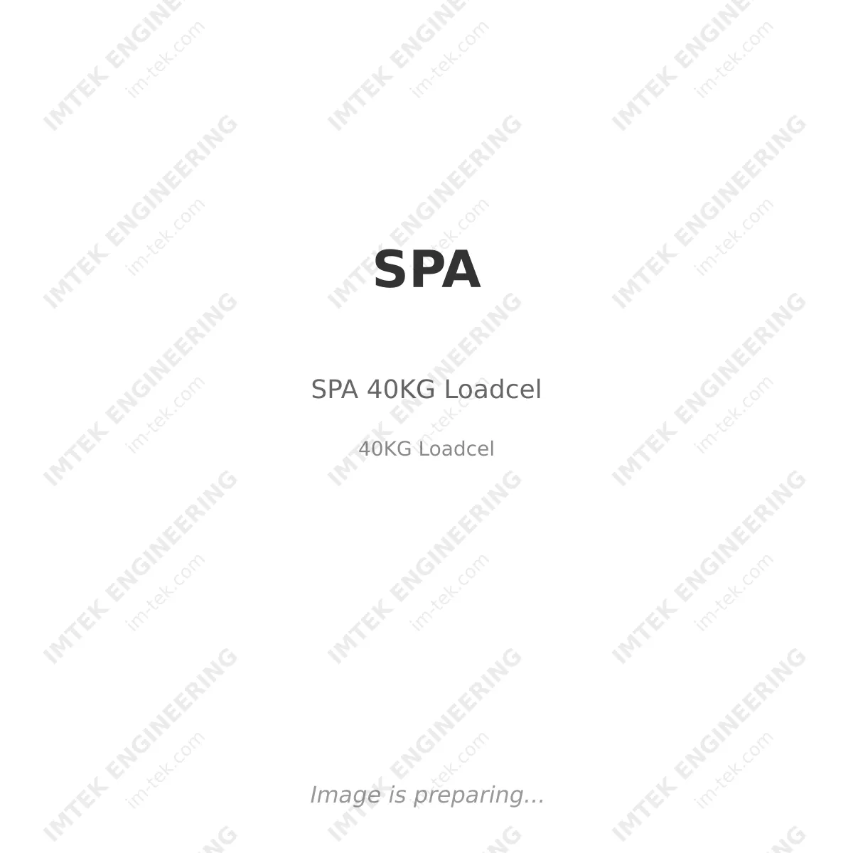 SPA SPA 40KG Loadcel - 40KG Loadcel