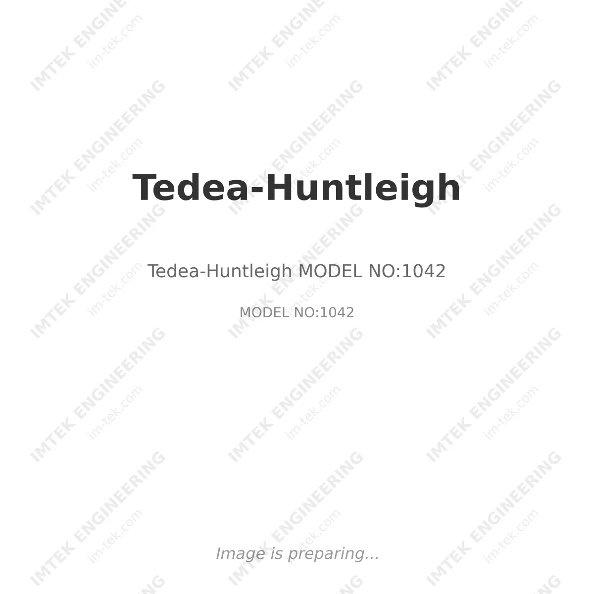 Tedea-Huntleigh Tedea-Huntleigh MODEL NO:1042 - MODEL NO:1042